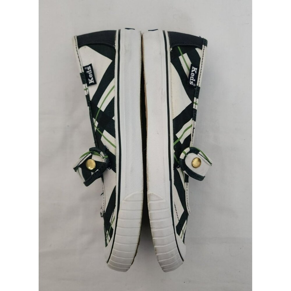 Keds Women's Navy/White WF21886 Craze Chatham Plaid Mary Jane Shoe Size 6 - Picture 5 of 10